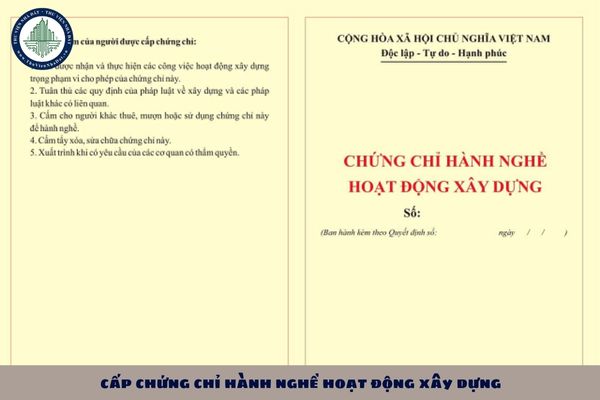 Điều kiện chung để được cấp chứng chỉ hành nghề hoạt động xây dựng theo Nghị định 175?